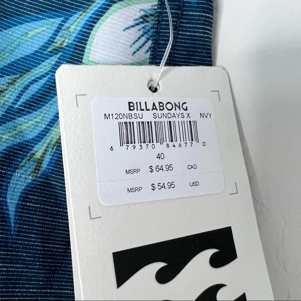 NWT BILLABONG Premium Sundays X Boardshorts. Size 40‎